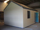 Casas modulares móveis claras de construção de aço/casa modular pequena dobrável da casa pré-fabricada